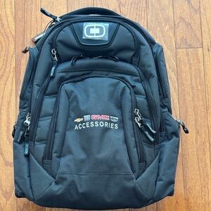 OGIO Black Backpack with GMC Accessories Embroidery